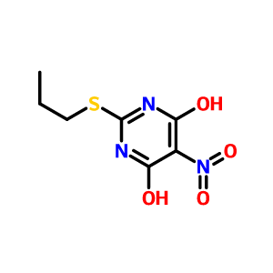 5-硝基-2-(丙基硫代)嘧啶-4,6-二醇