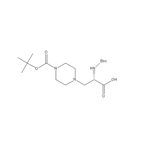 (S)-3-(4-N-Boc-哌嗪-1-基)-2-(N-Boc-氨基)-丙氨酸