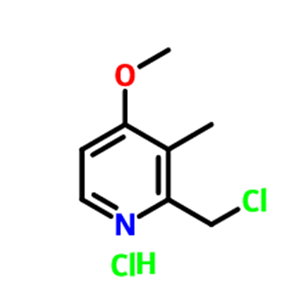 2-(氯甲基)-4-甲氧基-3-甲基吡啶鹽酸鹽