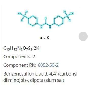 Benzenesulfonic acid，4,4-（carbonyldiimino）bis-dipatassium  salt