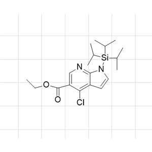 4-氯-1-(三異丙基甲硅烷基)-1H-吡咯并[2,3-B]吡啶-5-甲酸乙酯