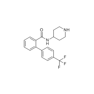 N-（哌啶-4-基）-4'-(三氟甲基)-[1,1'-聯(lián)苯]-2-甲酰胺  洛美他派中間體B