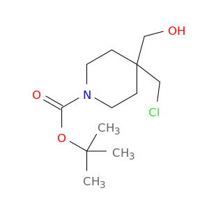 tert-butyl 4-(chloromethyl)-4-(hydroxymethyl)piperidine-1-carboxylate