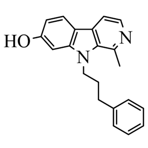 1-methyl-9-(3-phenylpropyl)-9H-pyrido[3,4-b]indol-7-ol