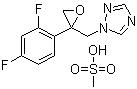 CAS 登錄號(hào)：86386-77-8, 1-[2-(2,4-二氟苯基)-2,3-環(huán)氧丙烷]-1H-1,2,4-三氮唑甲磺酸鹽