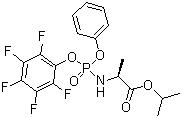 CAS 登錄號：1334513-02-8, N-[(S)-(2,3,4,5,6-五氟苯氧基)苯氧基磷?；鵠-L-丙氨酸異丙酯