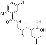 CAS 登錄號：1072833-77-2, Ixazomib, B-[(1R)-1-[[2-[(2,5-二氯苯甲?；?氨基]乙?；鵠氨基]-3-甲基丁基]硼酸