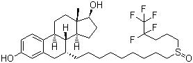 CAS 登錄號(hào)：129453-61-8, 氟維司群, (7a,17b)-7-[9-(4,4,5,5,5-五氟戊亞磺?；?壬烷基]-雌甾-1,3,5-(10)-三烯-3,17-二醇