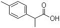 CAS 登錄號：938-94-3, 2-(4-甲基苯基)丙酸, 2-對甲苯基丙酸