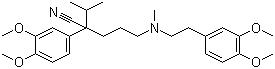 CAS 登錄號(hào)：52-53-9, 維拉帕米, 5-((3,4-二甲氧基苯乙基)甲基氨基)-2-(3,4-二甲氧基苯基)-2-異丙基戊腈