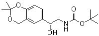 CAS 登錄號：452339-72-9, (2R)-N-(2-(2,2-二甲基-4H-1,3-苯并二惡英-6-基)-2-羥基乙基)氨基甲酸叔丁酯