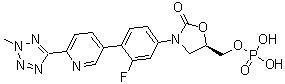 CAS 登錄號：856867-55-5, Tedizolid phosphate