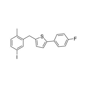 2-(4-氟苯基)-5-[(5-碘-2-甲基苯基)甲基]噻吩