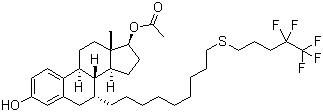 CAS 登錄號(hào)：875573-69-6, (7a,17b)- 7-[9-[(4,4,5,5,5-五氟戊基)硫]壬基]雌甾-1,3,5(10)-三烯-3,17-二醇 17-醋酸酯