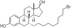 CAS 登錄號：875573-67-4, (7a,17b)- 7-(9-溴壬基)雌甾-1,3,5(10)-三烯-3,17-二醇