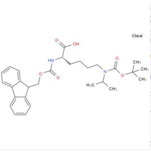 F-Lys(ipr)(Boc)-OH  N-芴甲氧羰基-N'-叔丁氧羰基-N'-異丙基-D-賴氨酸