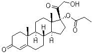 CAS 登錄號(hào)：19608-29-8, CB-03-01, 21-羥基-17-(1-氧代丙氧基)孕甾-4-烯-3,20-二酮