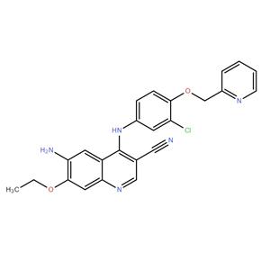 6-氨基-4-(3-氯-4-(吡啶-2-取代甲氧基)苯胺)-7-乙氧基喹啉-3-甲腈