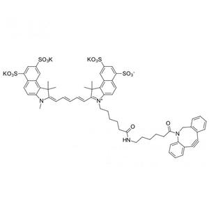 磺化Cyanine5.5二苯基環(huán)辛炔