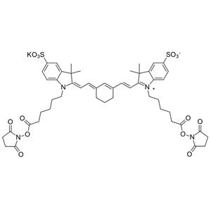 磺酸基Cy7 bis-活性酯；磺酸基Cy7 bis-琥珀酰亞胺酯