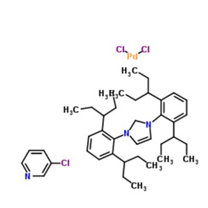 二氯[1,3-雙(2,6-二-3-戊基苯基)咪唑-2-亞基](3-氯吡啶基)合鈀(II)