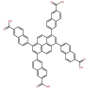 HOF:HOF-14氫鍵有機(jī)骨架,分子式:C60H34O8-齊岳生物