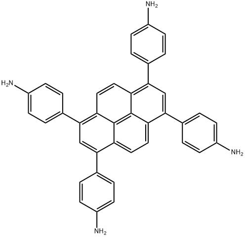 1,3,6,8-四-(對(duì)胺基苯基)-芘,CAS號(hào):1610471-69-6,分子式:C40H30N4