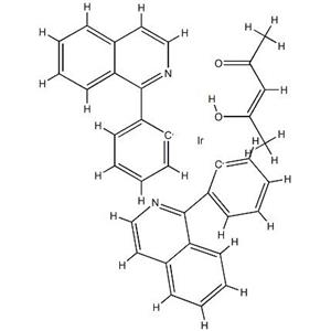 乙酰丙酮酸二(1-苯基異喹啉-C2,N)合銥(III)