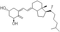 CAS 登錄號(hào)：41294-56-8, 阿法骨化醇, 法能, 9,10-開環(huán)膽甾-5,7,10(19)-三烯-1,3-二醇