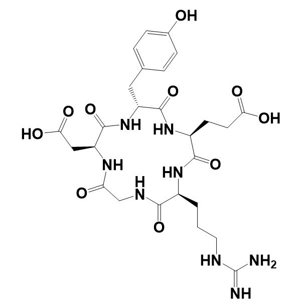 c（RGDyE） cyclo（Arg-Gly-Asp-D-Tyr-Glu）.png