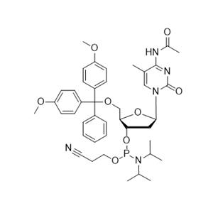 N4-乙酰基-5-甲基-5'-O-DMT-脫氧胞苷亞磷酰胺單體