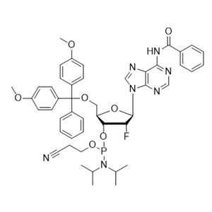 N6-苯甲酰基5'-O-DMT-2'-氟-脫氧腺苷-3'-氰乙氧基亞磷酰胺