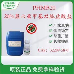 20%聚六亞甲基雙胍鹽酸鹽 PHMB 液體抗菌消毒劑 現(xiàn)貨供應(yīng) 化妝品防腐劑