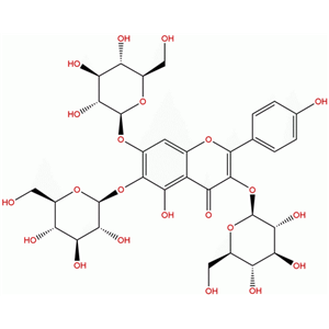 6-羥基山奈酚-3,6,7-三-O-葡萄糖苷