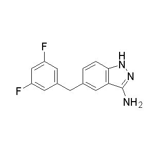 5-(3,5-二氟芐基)-1H-吲唑-3-胺