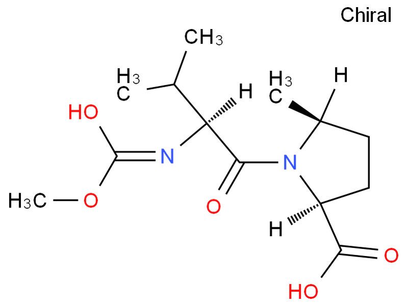 (5S)-N-(甲氧羰基)-L-纈氨酰-5-甲基-L-脯氨酸