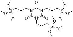 CAS 登錄號：26115-70-8, 1,3,5-三(三甲氧基硅丙基)異氰脲酸酯