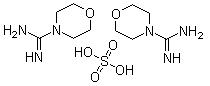 CAS 登錄號：17238-55-0, 4-嗎啉甲脒硫酸鹽