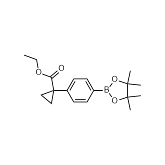 乙基 4-(1-乙氧基羰基環(huán)丙基)苯硼酸, 頻哪醇 酯