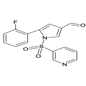 5-(2-氟苯基)-1-[(吡啶-3-基)磺?；鵠-1H-吡咯-3-甲醛