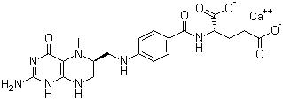 CAS 登錄號(hào)：151533-22-1, L-5-甲基四氫葉酸鈣