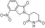 CAS 登錄號(hào)：827026-45-9, 3-(4-硝基-1-氧代-1,3-二氫異吲哚-2-基)哌啶-2,6-二酮