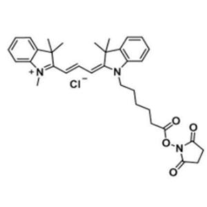 Cyanine3 NHS ester，1393363-07-9，花菁染料Cy3琥珀酰亞胺酯