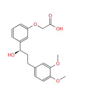 (R)-2-(3-(3-(3,4-二甲氧基苯基)-1-羥丙基)苯氧基)乙酸