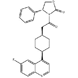 1923836-68-3,(R)-3-[2-[順式-4-(6-氟-4-喹啉基)環(huán)己基]乙?；鵠-4-苯基-2-噁唑烷酮