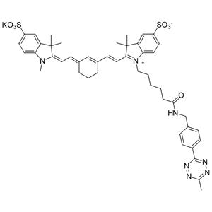 磺酸基花青素CY7四嗪，Sulfo-Cyanine7 tetrazine