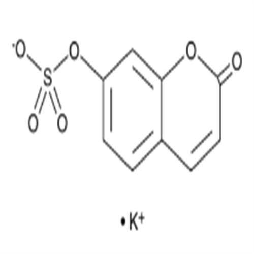 7-hydroxy Coumarin sulfate (potassium salt).png