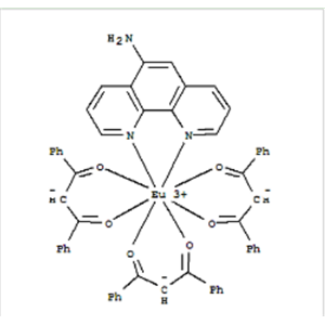 三(二苯甲酰甲烷)單(5-氨基-1,10-菲羅啉)銪(III) cas:352546-68-0