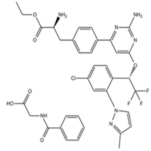 LX1606 Hippurate (Telotristat etiprate).png