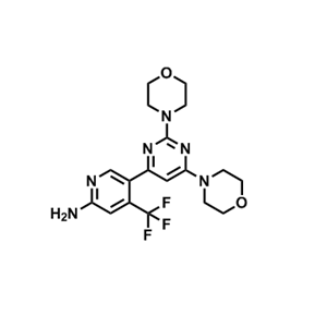 5-[2,6-二(4-嗎啉基)-4-嘧啶基]-4-(三氟甲基)-2-吡啶胺